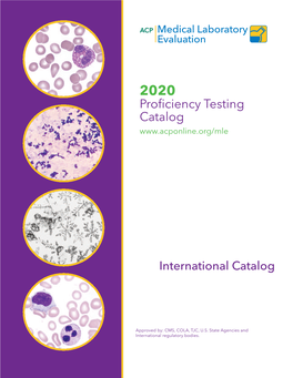 Proficiency Testing Catalog