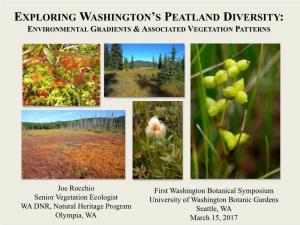 Exploring Washington's Peatland Diversity
