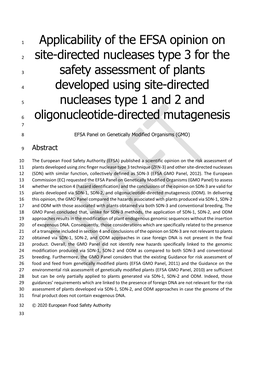 Site-Directed Nucleases Type 3 for The