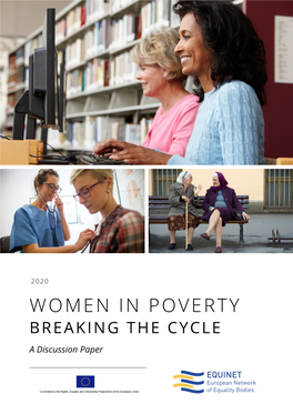 WOMEN in POVERTY BREAKING the CYCLE a Discussion Paper