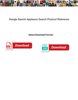 Google Search Appliance Search Protocol Reference