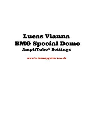 BMG Special LV Audio Demo Amplitube Settings