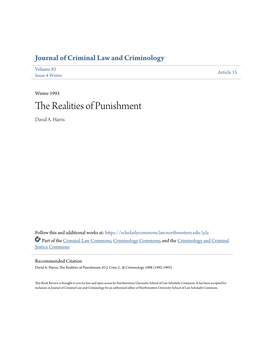 The Realities of Punishment David A