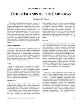 Other Islands of the Caribbean