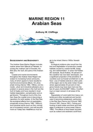 Arabia Seas. a Global Representative System of Marine Protected Areas
