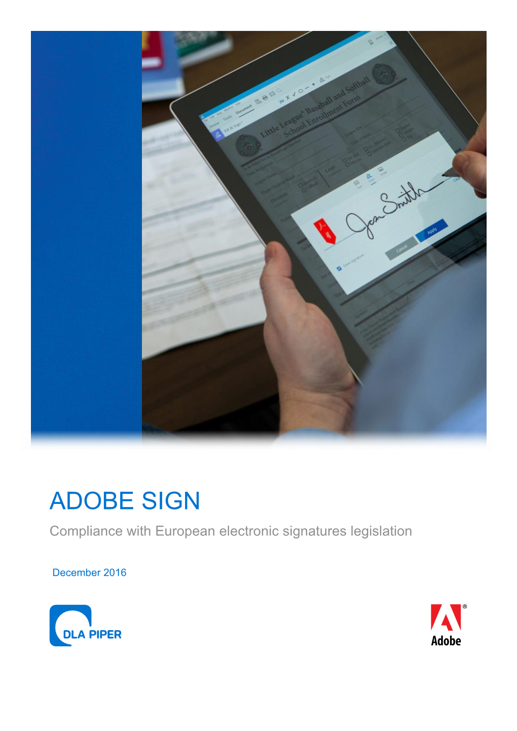 Adobe Sign and Eidas Compliance