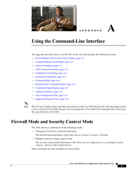 Using the Command-Line Interface
