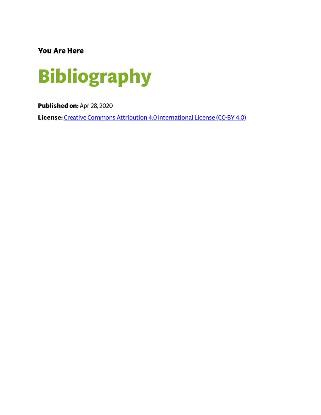 Bibliography