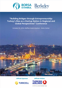 “Building Bridges Through Entrepreneurship: Turkey's Rise As