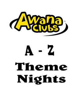 Adopt-A-Club Night Show the Awana CD About Adopt-A-Club During Council Time