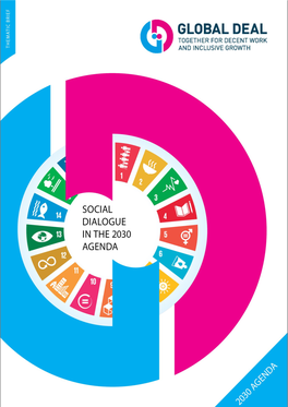 Social Dialogue in the 2030 Agenda