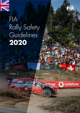 FIA Rally Safety Guidelines 2020