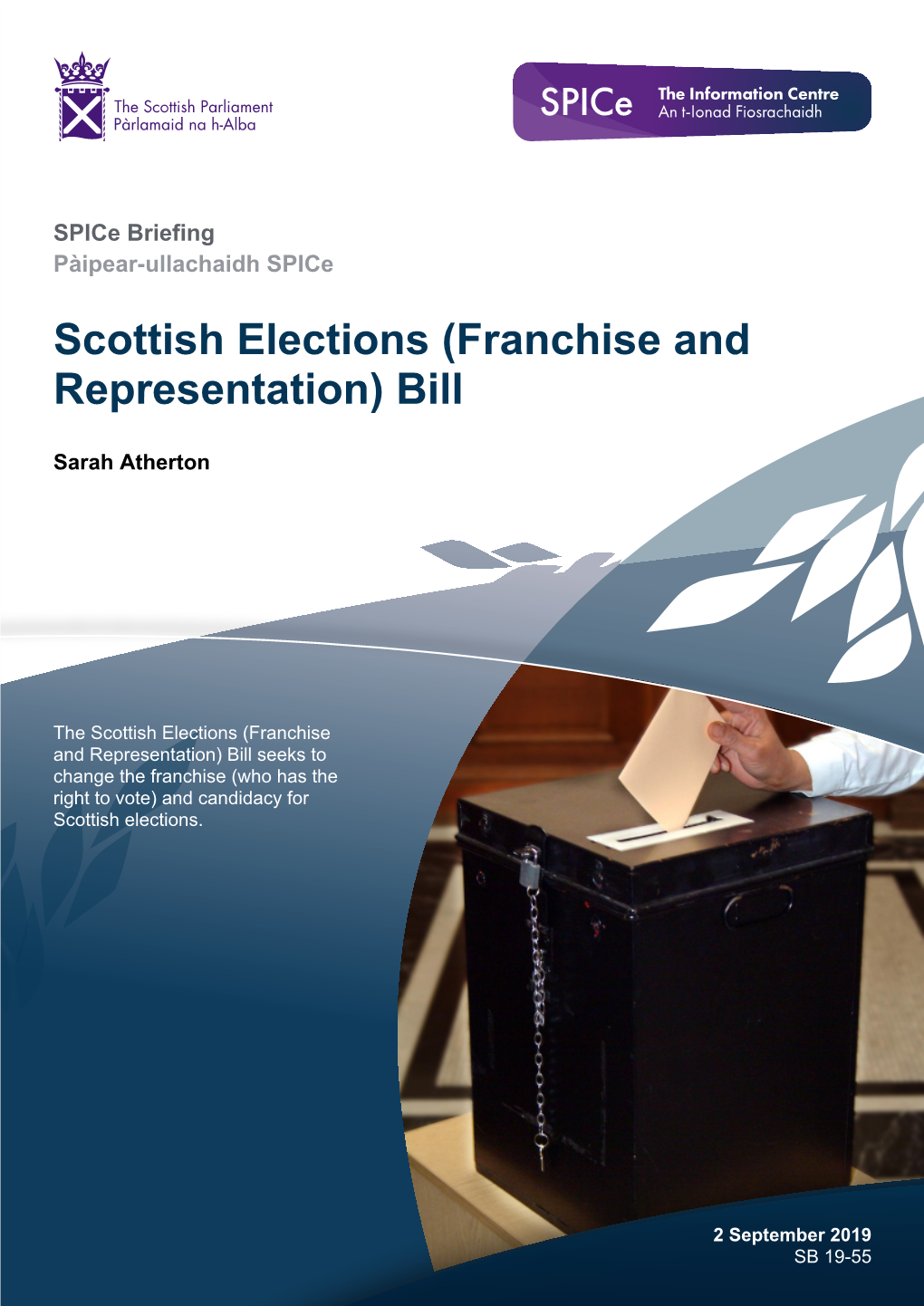 Scottish Elections (Franchise and Representation) Bill