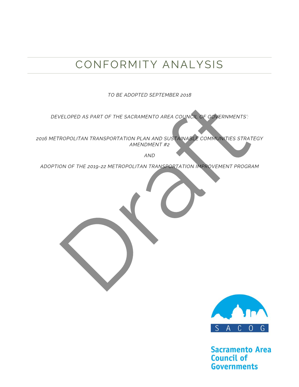 Conformity Analysis