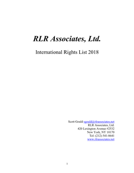 RLR Associates, Ltd