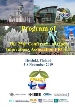 The 25Th Conference of Open Innovations Association FRUCT