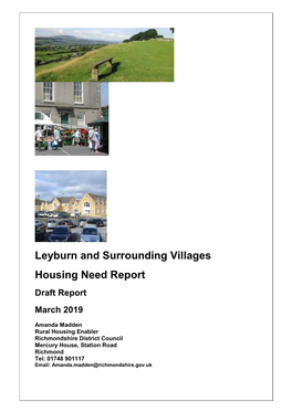 Leyburn Housing Need Report