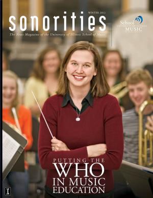 The News Magazine of the University of Illinois School of Music from the Dean