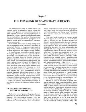 The Charging of Spacecraft Surfaces in the Near-Earth Magneto- Electrons, the Photoemission Yield, and the Ambient Envi- Sphere