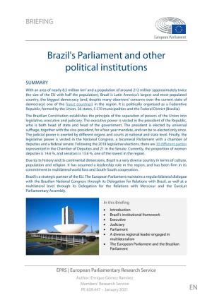 Brazil's Parliament and Other Political Institutions