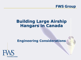 Airship Hangars in Canada
