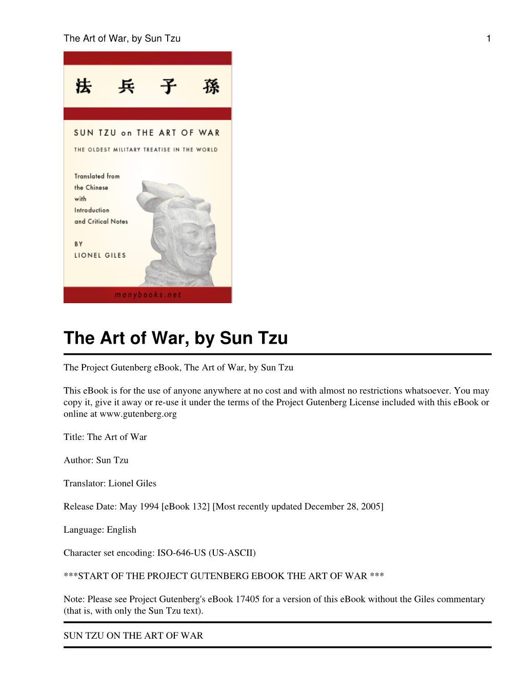 The Art of War Sun