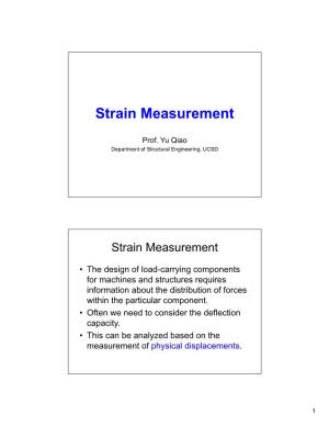 Strain Measurement