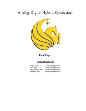 Analog-Digital Hybrid Synthesizer