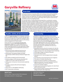 Garyville Refinery Overview
