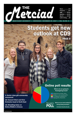 Students Get New Outlook at CD9 PAGE 8