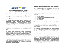 New Oleh Primer Guide Vision to Establish a Jewish State Are the Ones Who Helped Establish Our Health Fund