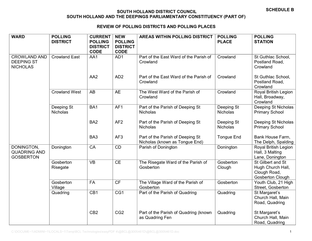 South Holland District Council South Holland And