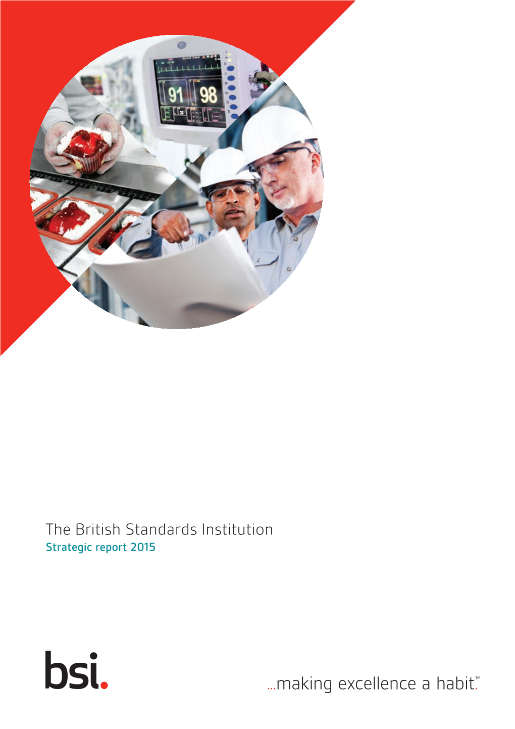 The British Standards Institution Strategic Report 2015 Making Excellence a Habit