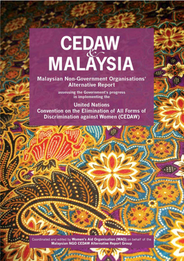 CEDAW & Malaysia. Malaysian