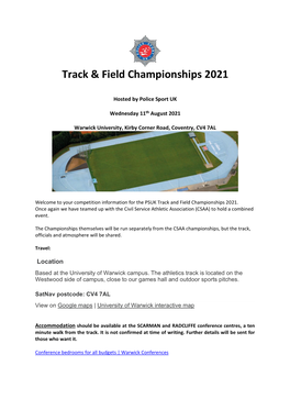 Track & Field Championships 2021
