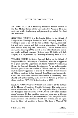 ( 1990), Civilized Shamans ( 1993) and Tantric Revisionings (2005), As Well As Four Edited Books and Numer• Ous Articles and Book Chapters