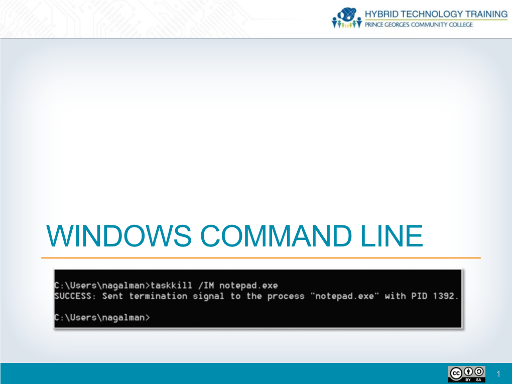 Windows Command Line