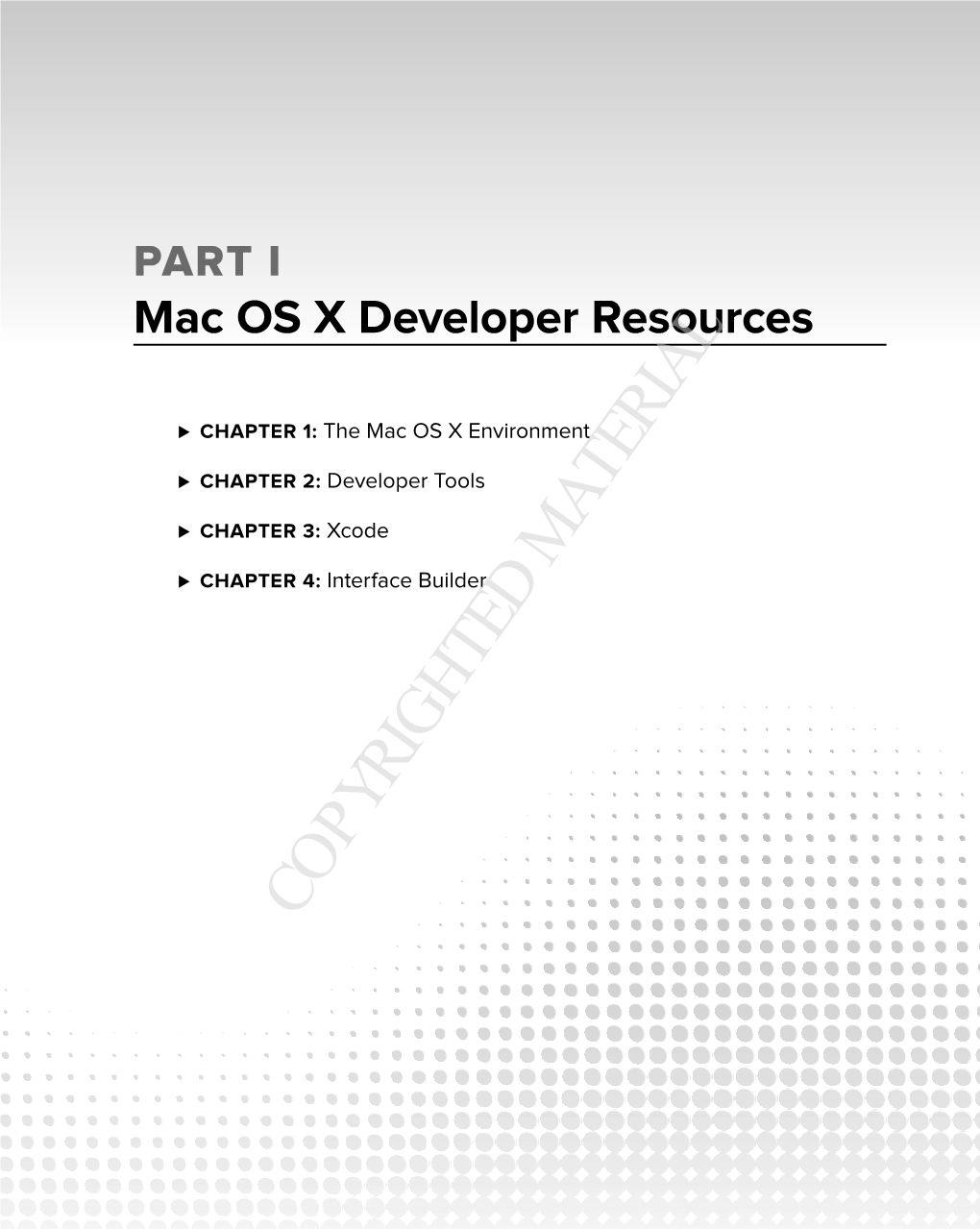 Mac OS X Developer Resources