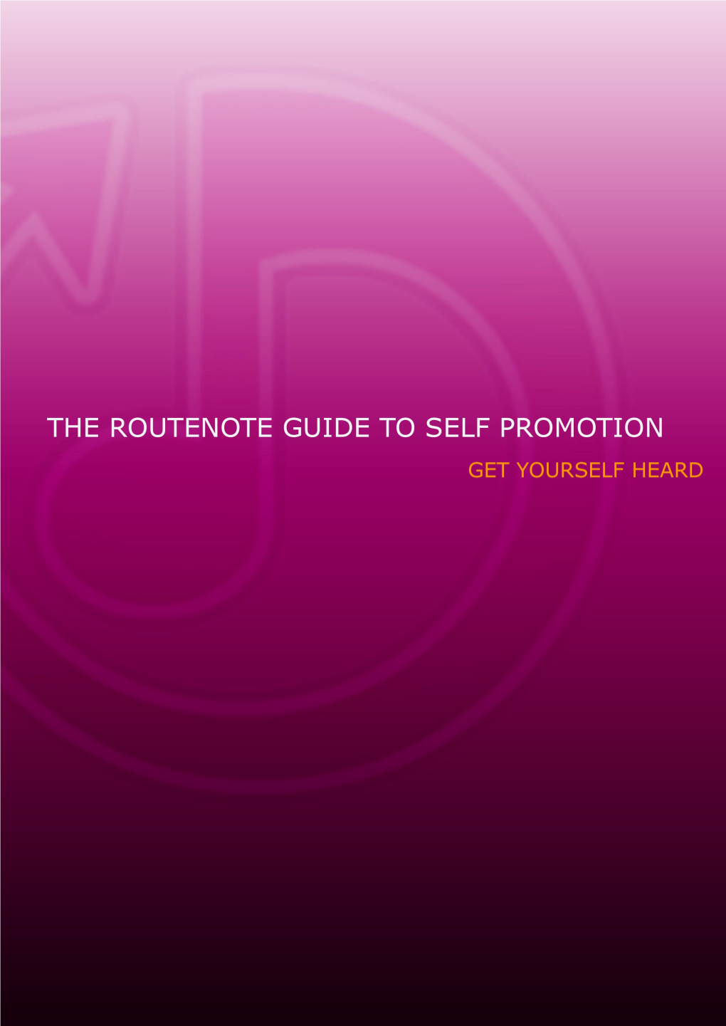 Self Promotion Ebook
