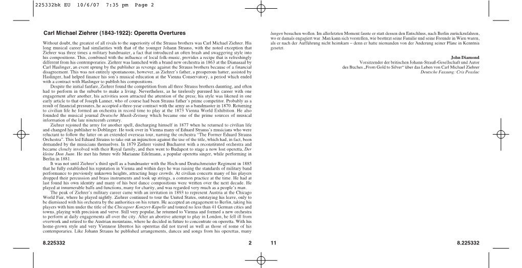 Operetta Overtures 225332Bk EU 10/6/07 7:35 Pm Page 2