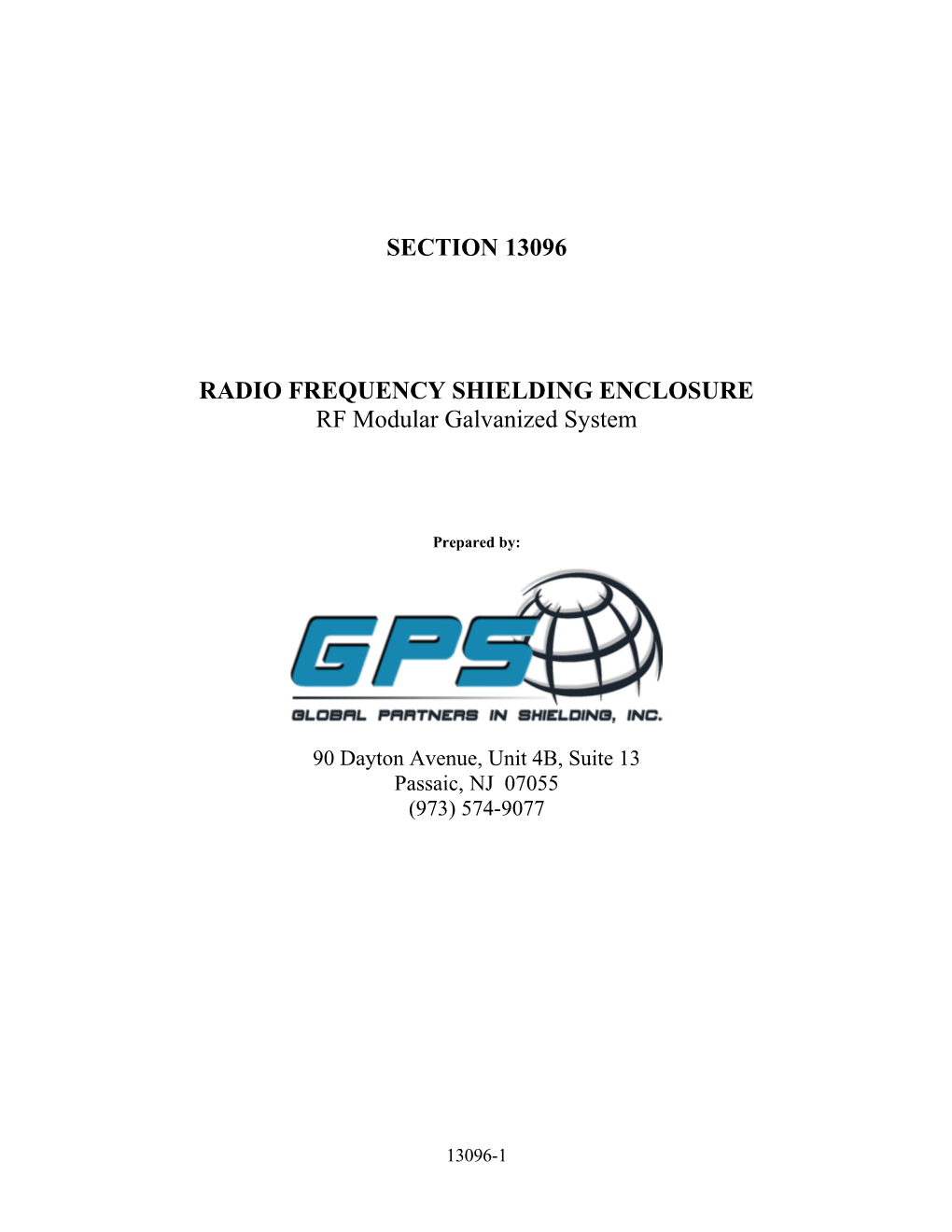 Radio Frequency Shielding Enclosure