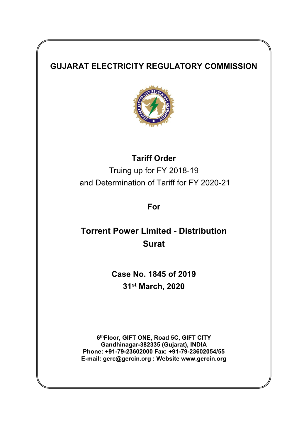 Torrent Power Limited - Distribution Surat