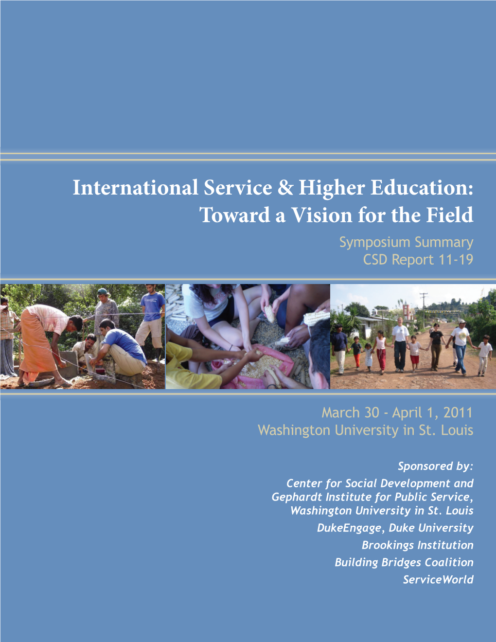 International Service & Higher Education