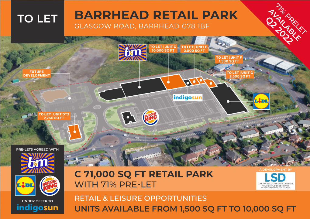 Barrhead Retail Park Q2 2022 Glasgow Road, Barrhead G78 1Bf