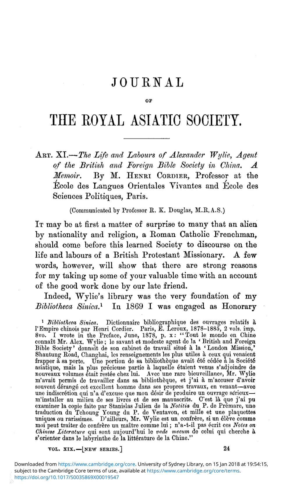 The Royal Asiatic Society