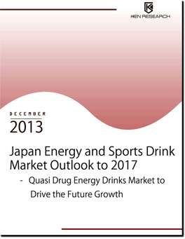 Japan Energy and Sports Drink Market: Sample Report