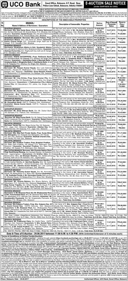 UCO BANK AUCTION SALE NOTICE 02.P65