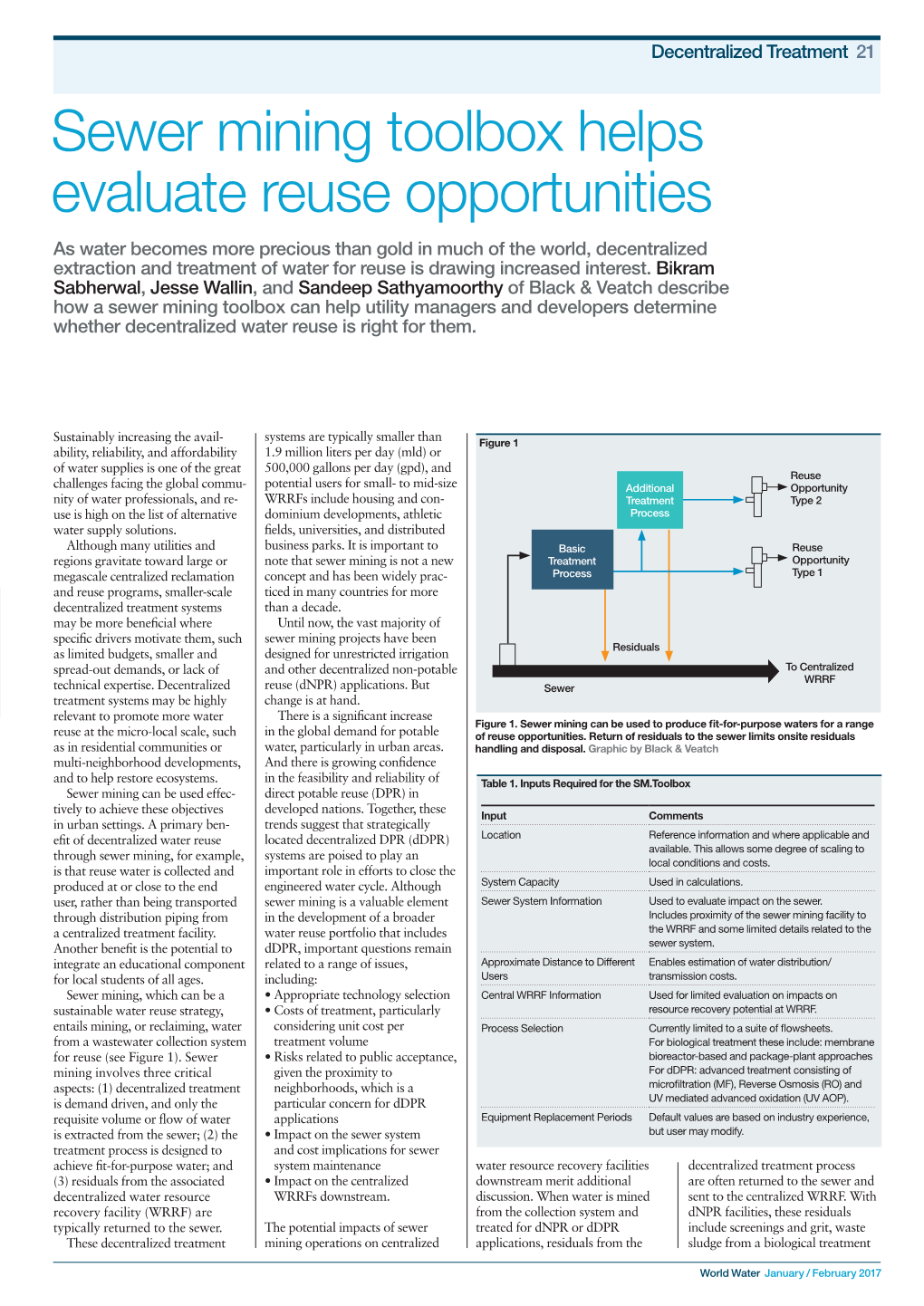 Sewer Mining Toolbox Helps Evaluate Reuse Opportunities