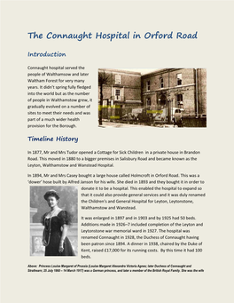 The Connaught Hospital in Orford Road