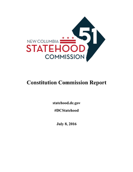Constitution Commission Report